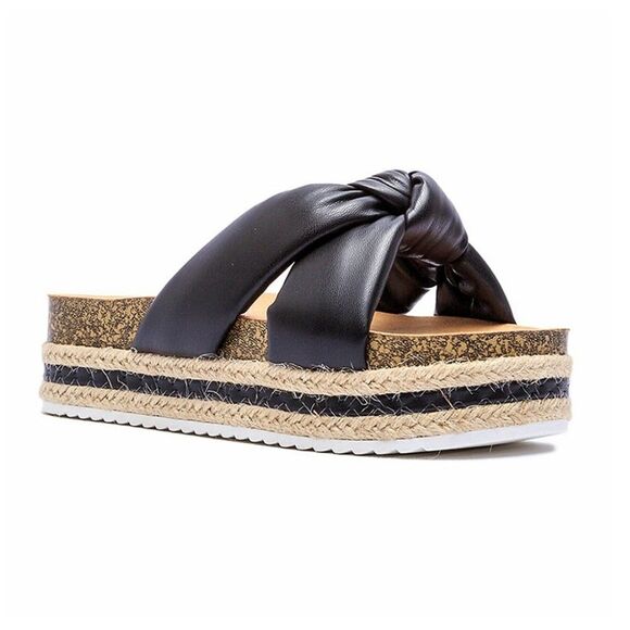 BRAND NEW QUPID CANCUN WOMEN'S PLASFORM SLIDE SANDALS - Picture 16 of 16